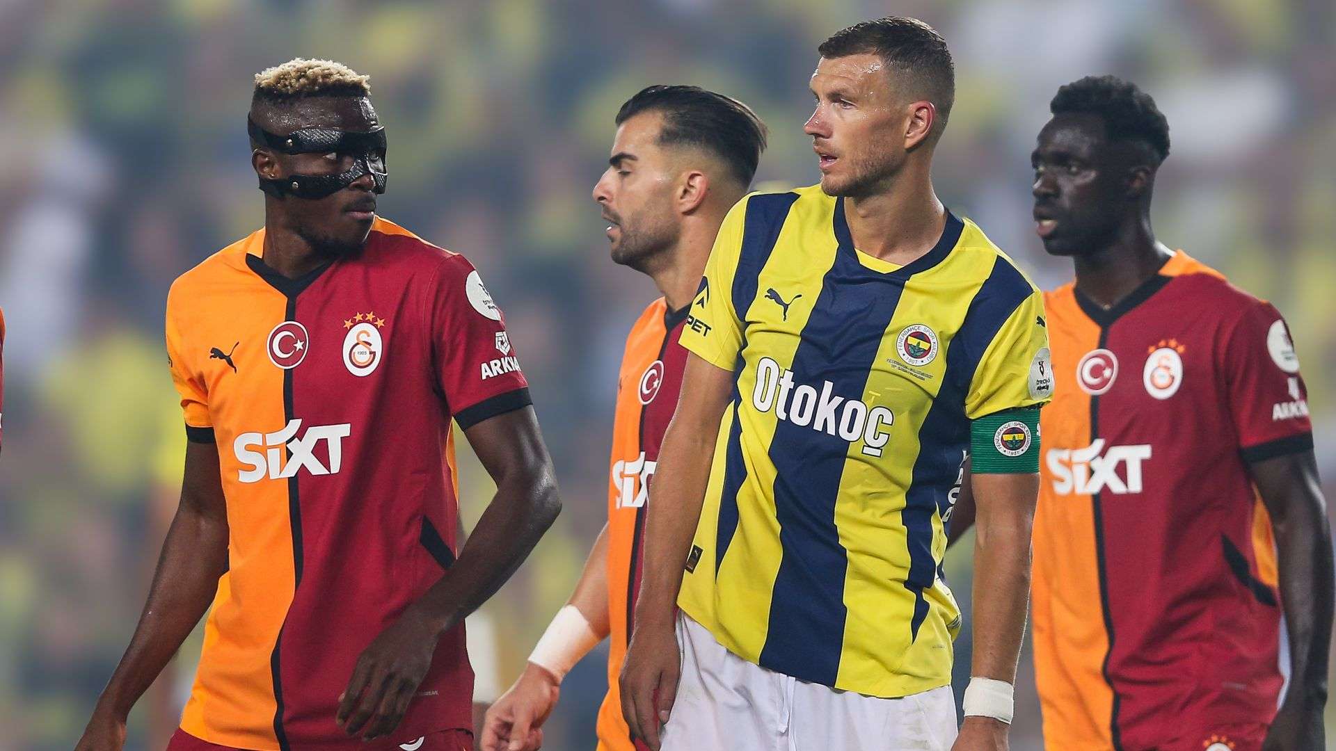 Edin Dzeko Victor Osimhen