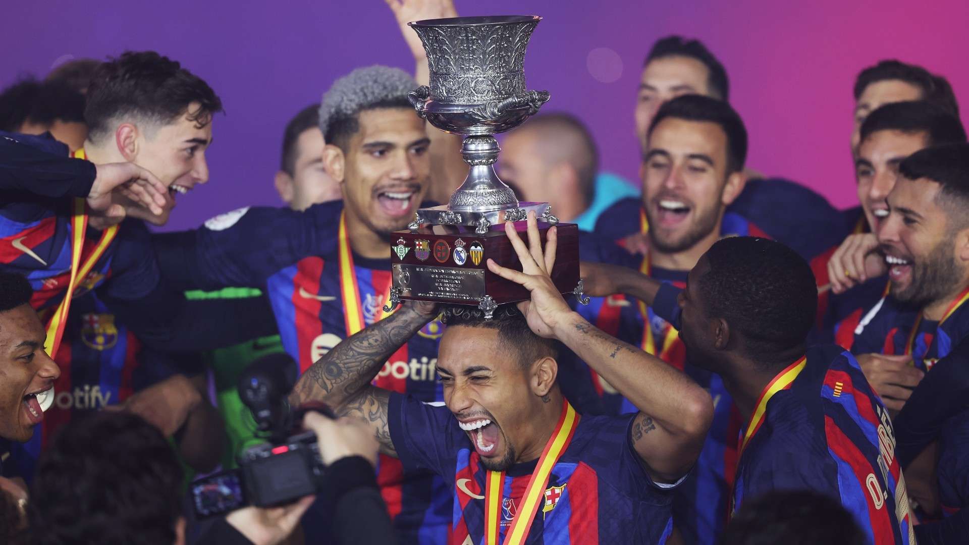 Raphinha Barcelona Super Cup 2023