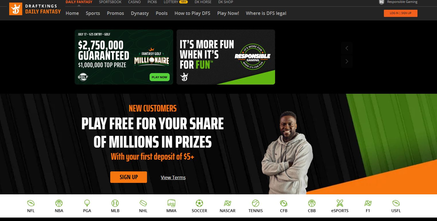 draftkings fanatsy review