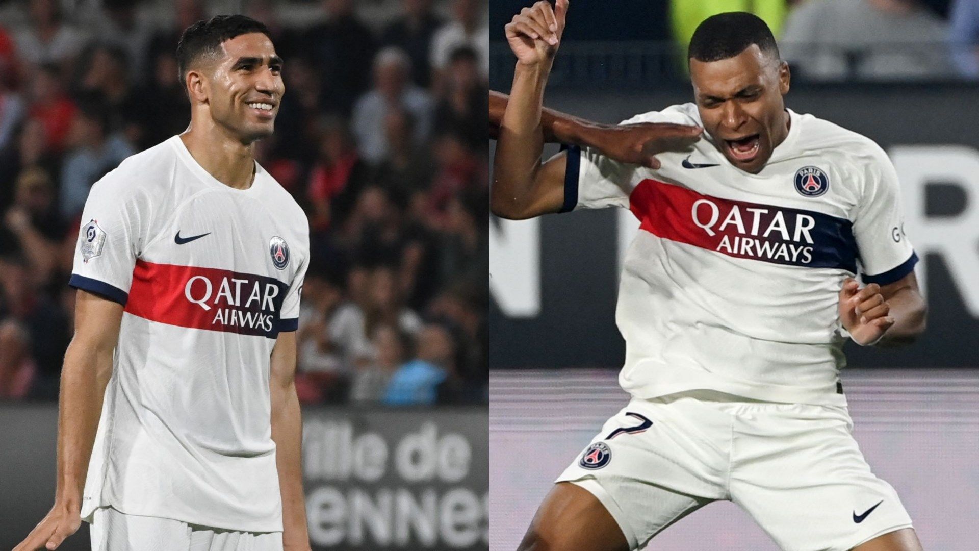 GFX info Hakimi Mbappe PSG 