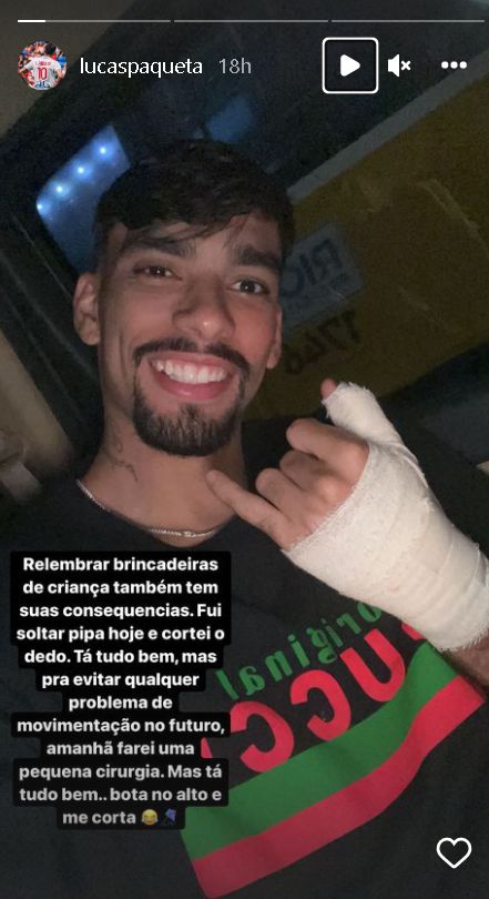 Lucas Paqueta injury 23062022
