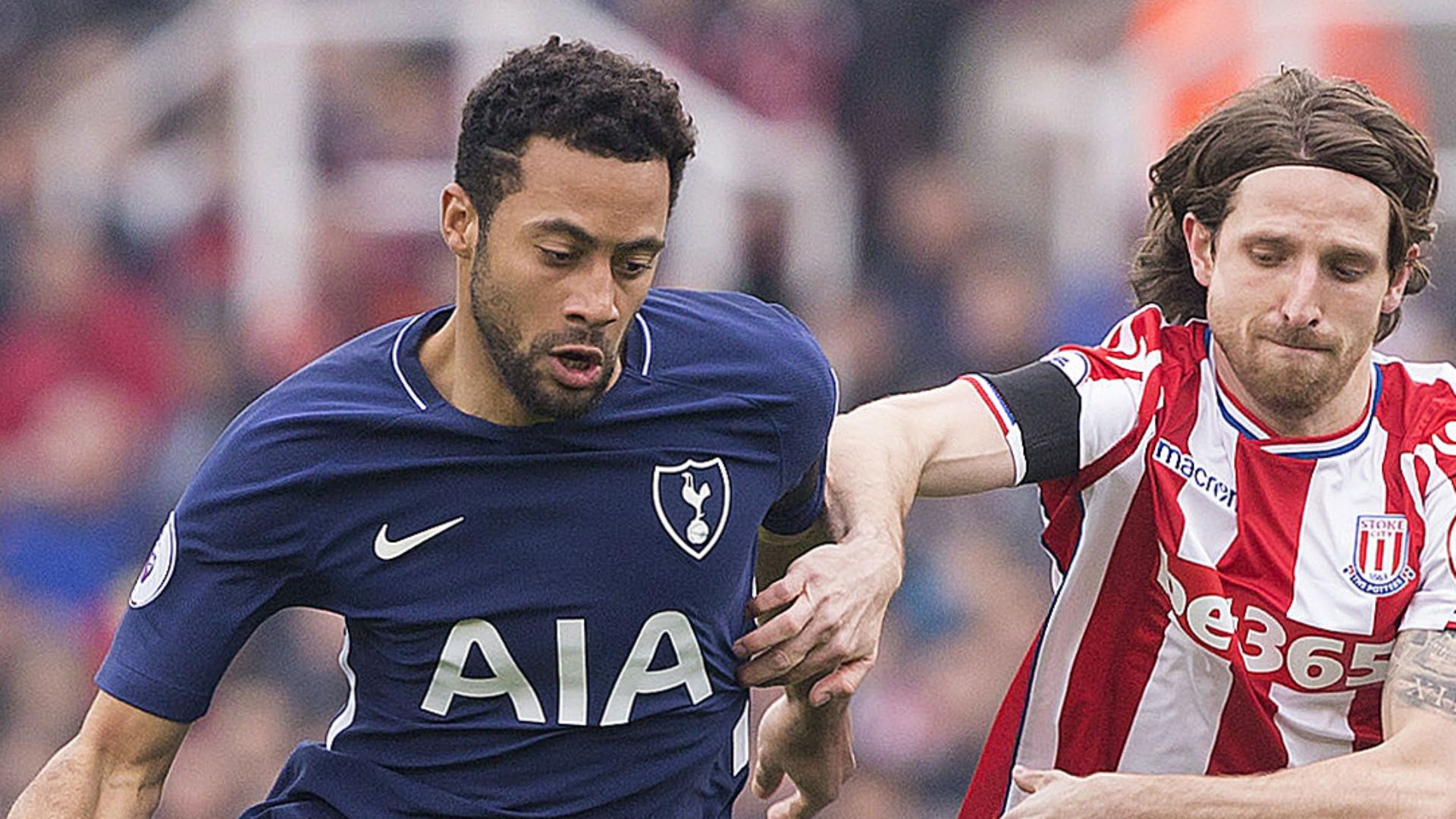 Mousa Dembele Joe Allen Tottenham Stoke