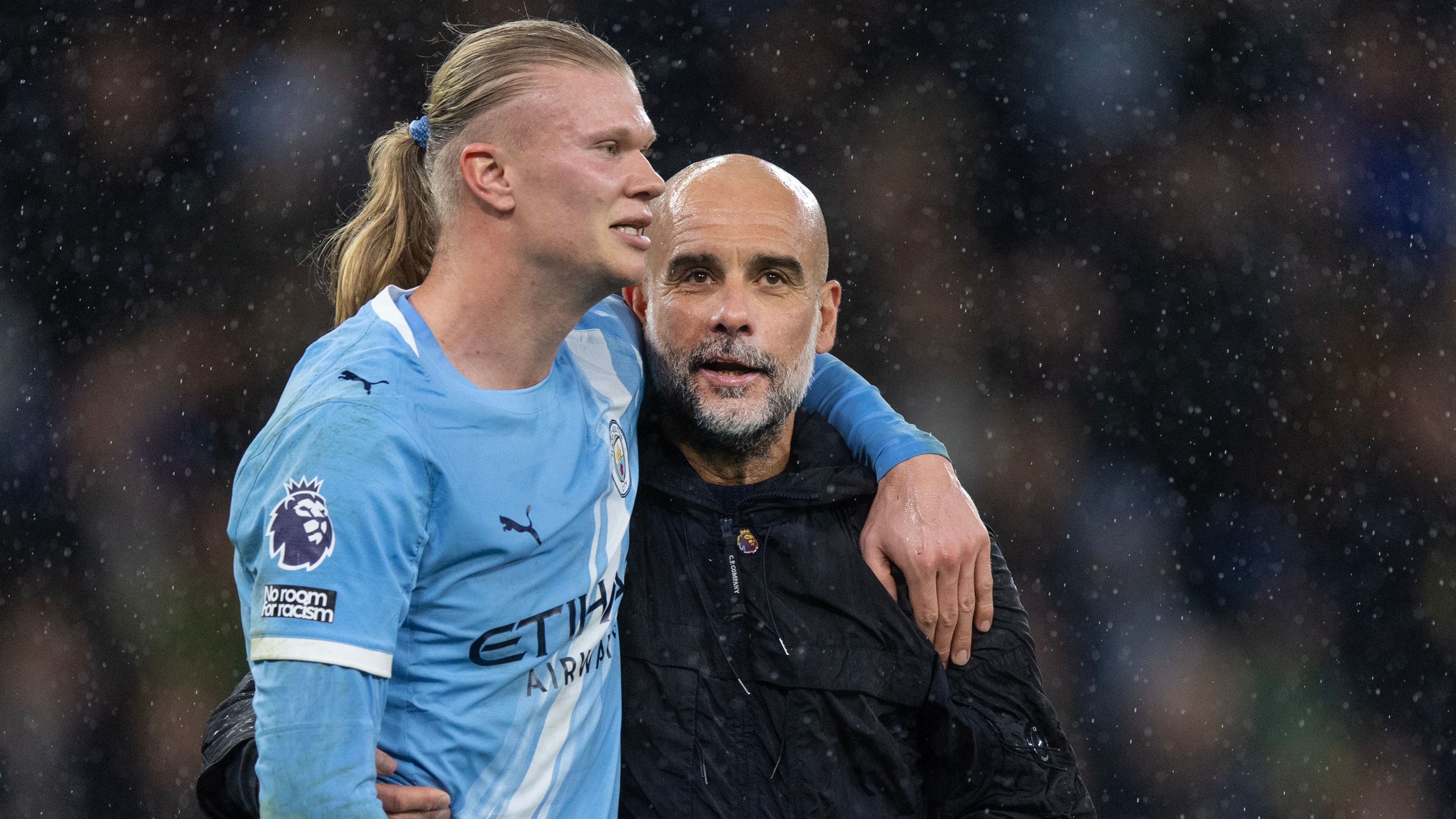 Pep Guardiola Erling Haaland
