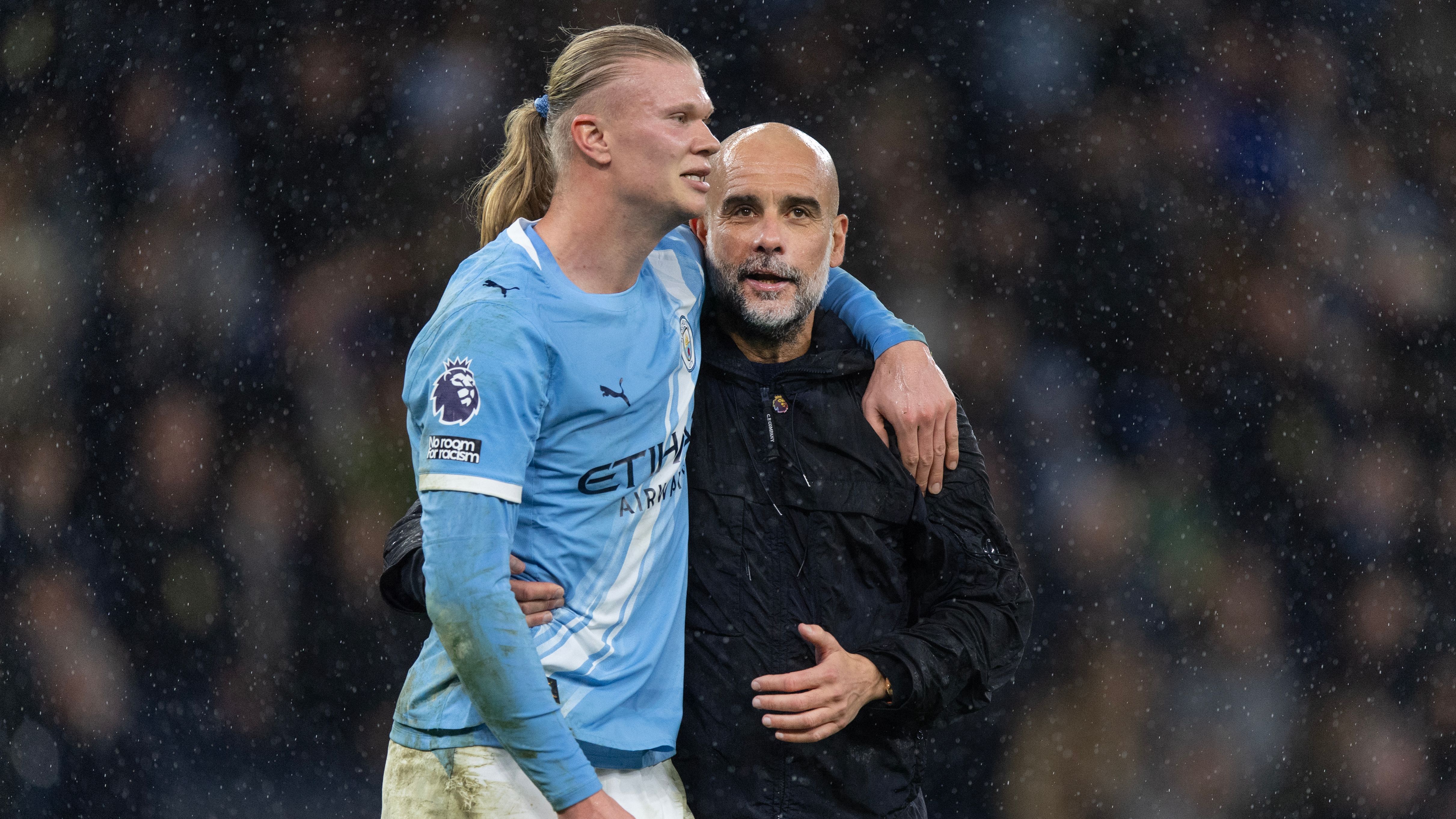 Pep Guardiola Erling Haaland