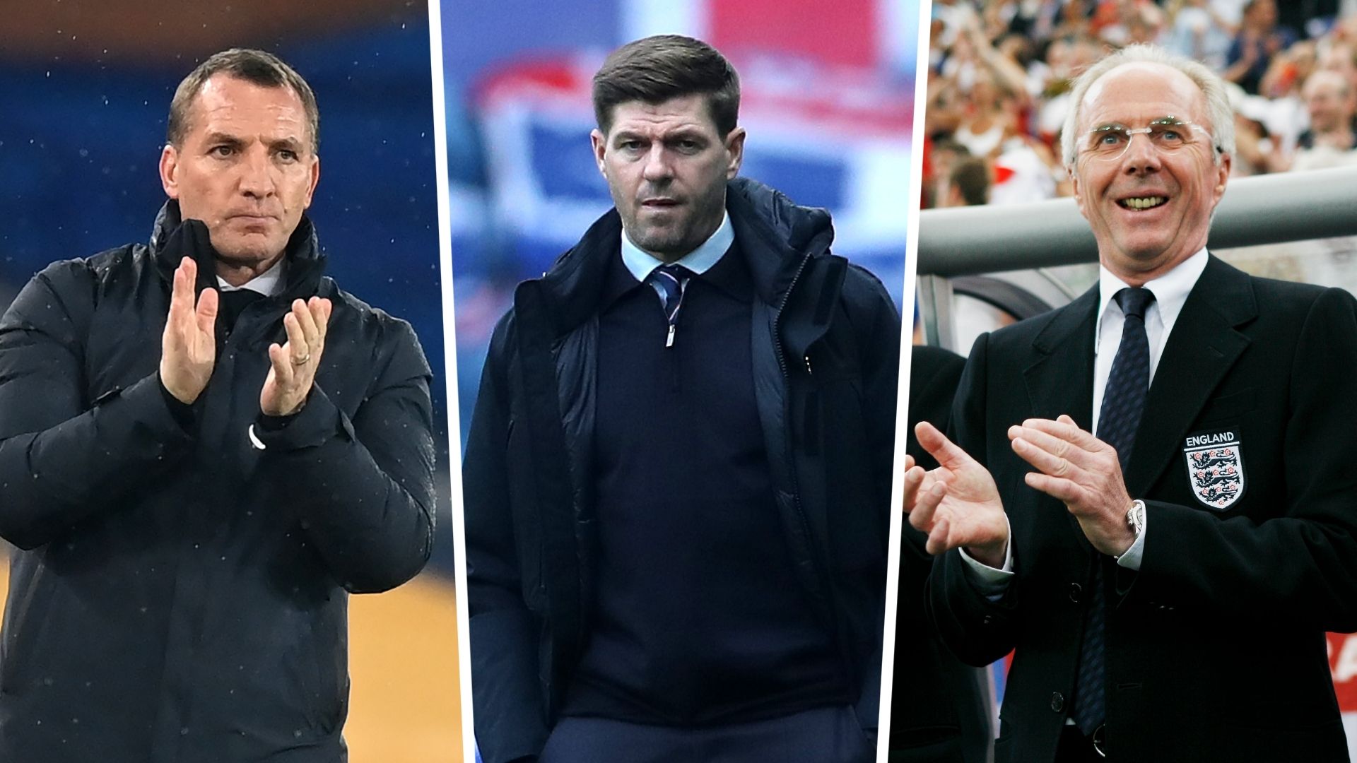 Brendan Rodgers Steven Gerrard Sven Goran Eriksson