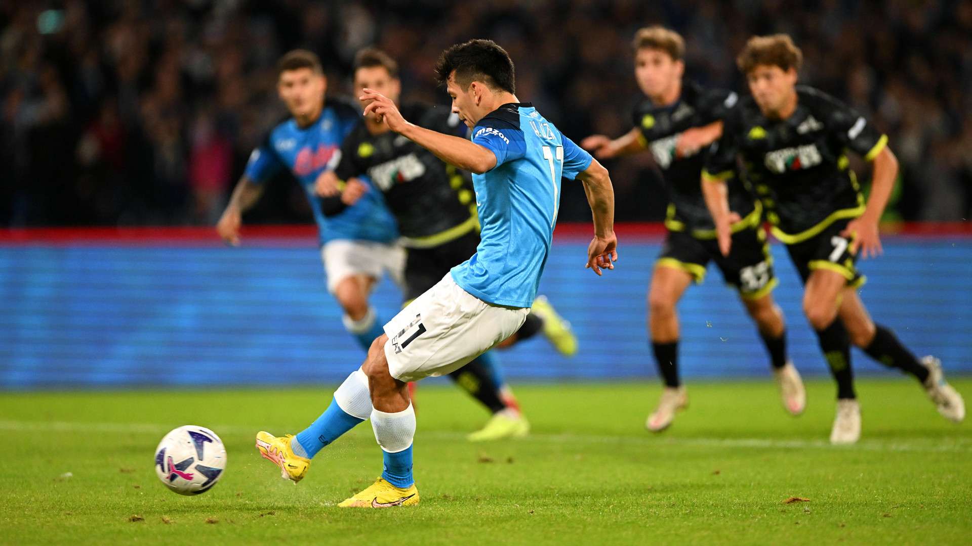 Hirving Lozano penalty Napoli Empoli Serie A