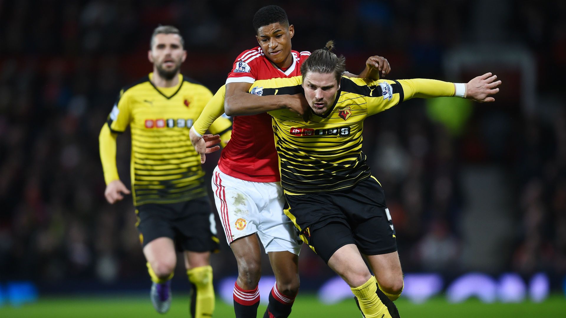 Marcus Rashford Premier League Manchester United v Watford