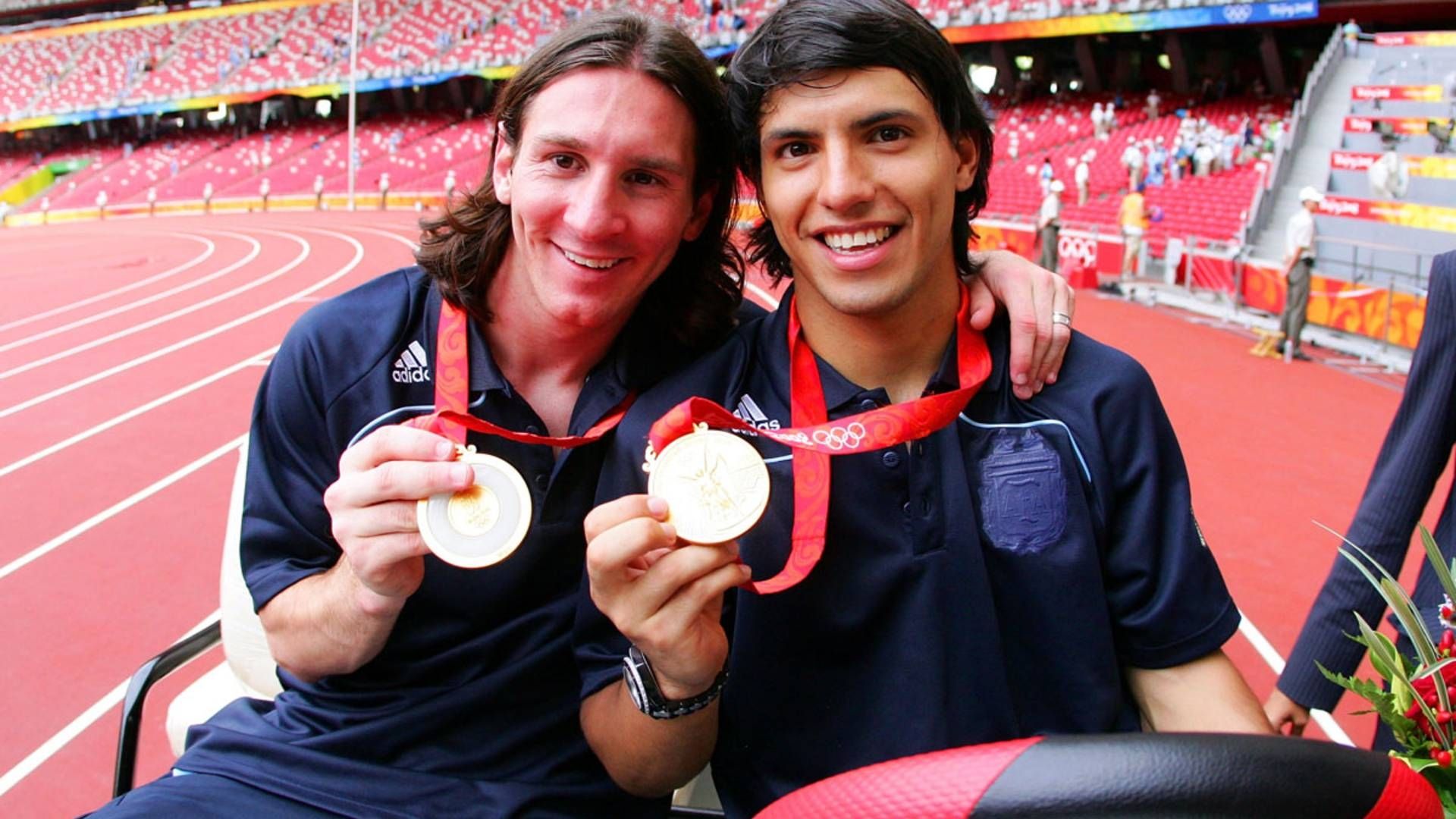 Lionel Messi Sergio Agüero Argentinien Olympia 2004