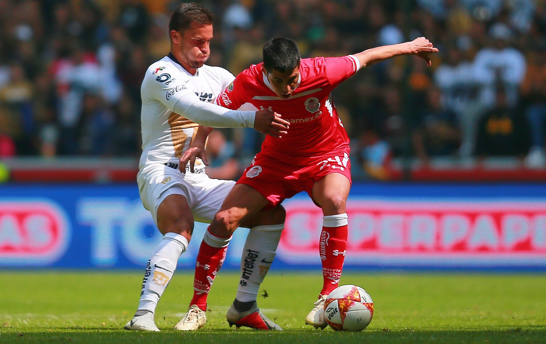 Toluca Pumas Andres Iniestra Pablo Barrientos