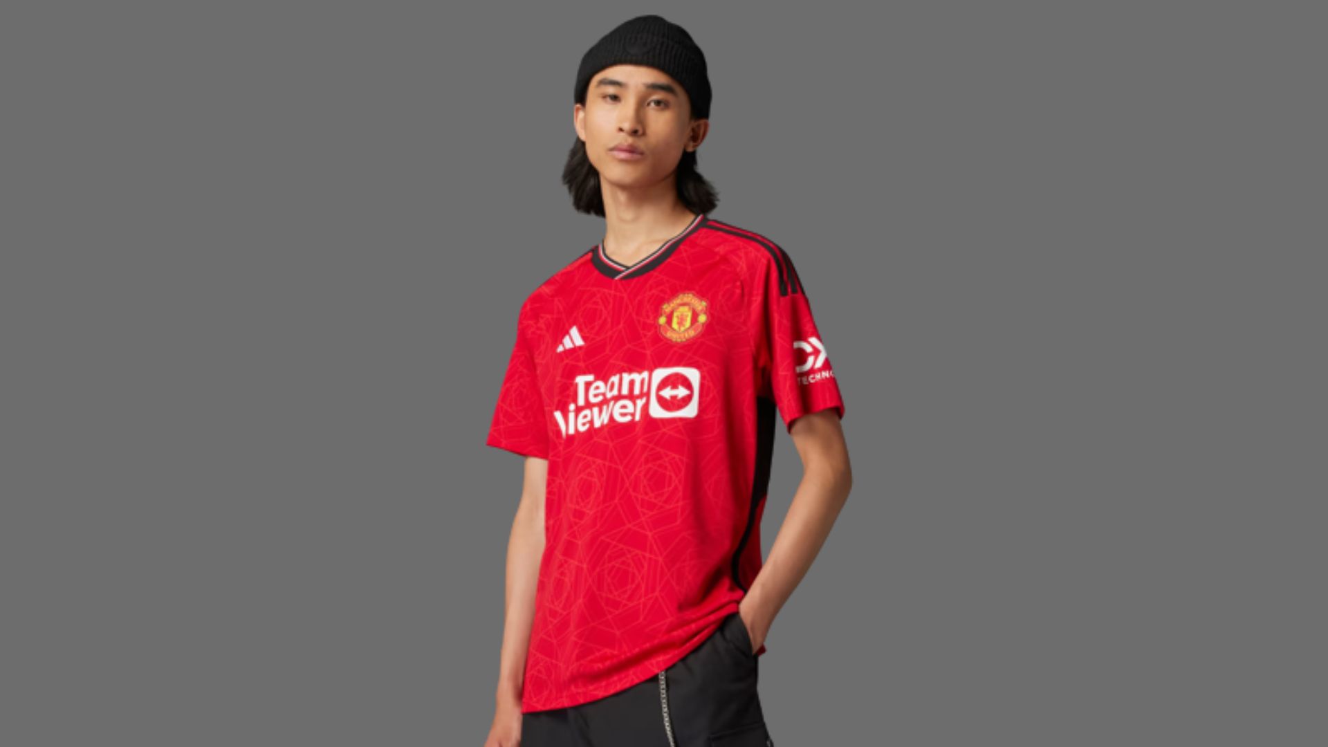man utd 2023-24 home kit - mens replica shirt