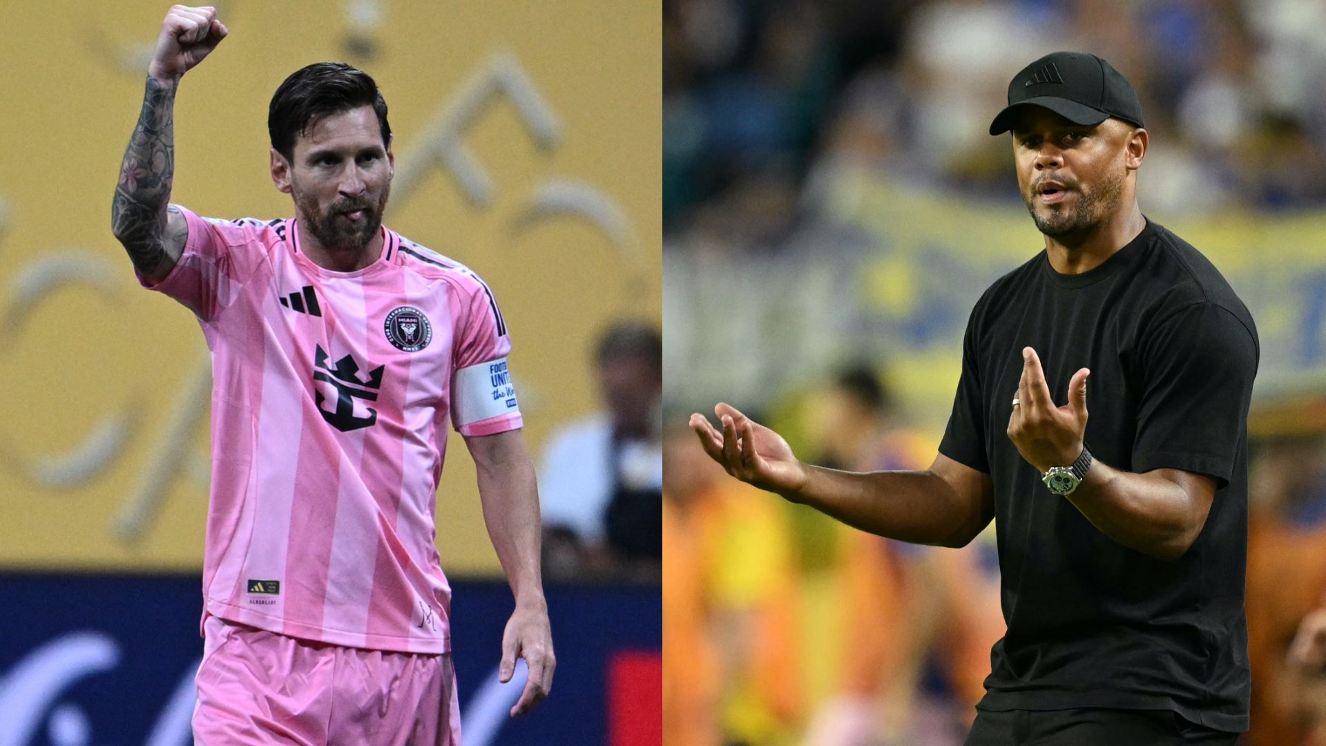 Vincent Kompany Lionel Messi