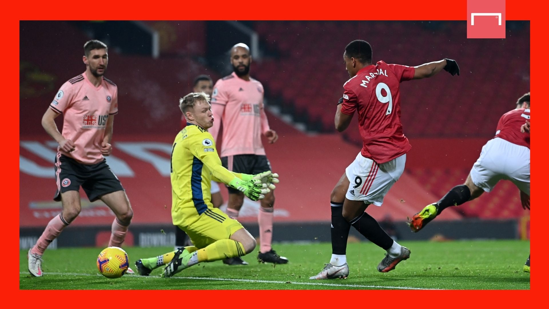 Anthony Martial Manchester United Sheffield United GFX