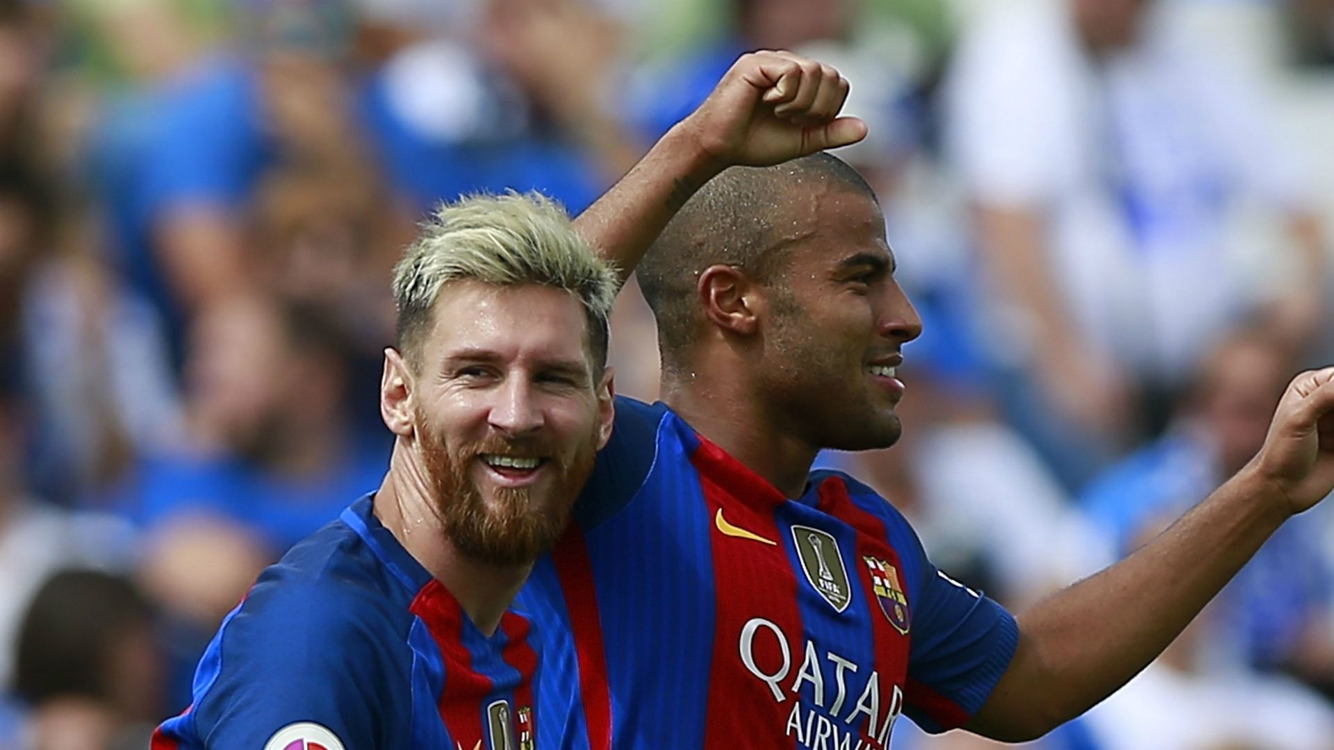 Lionel Messi Rafinha Leganes Barcelona La Liga 09172016