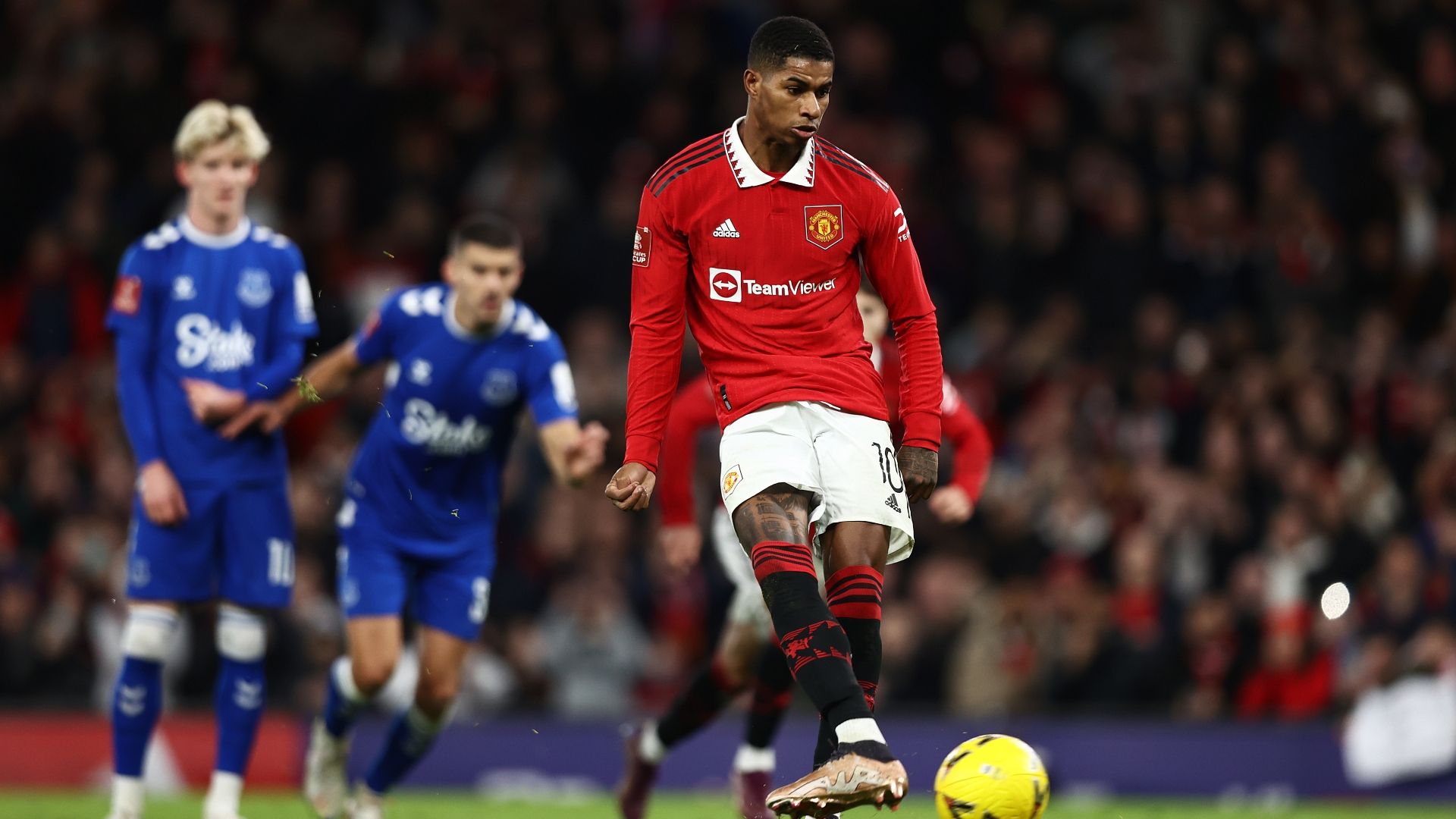 Marcus Rashford Manchester United Everton 2022-23