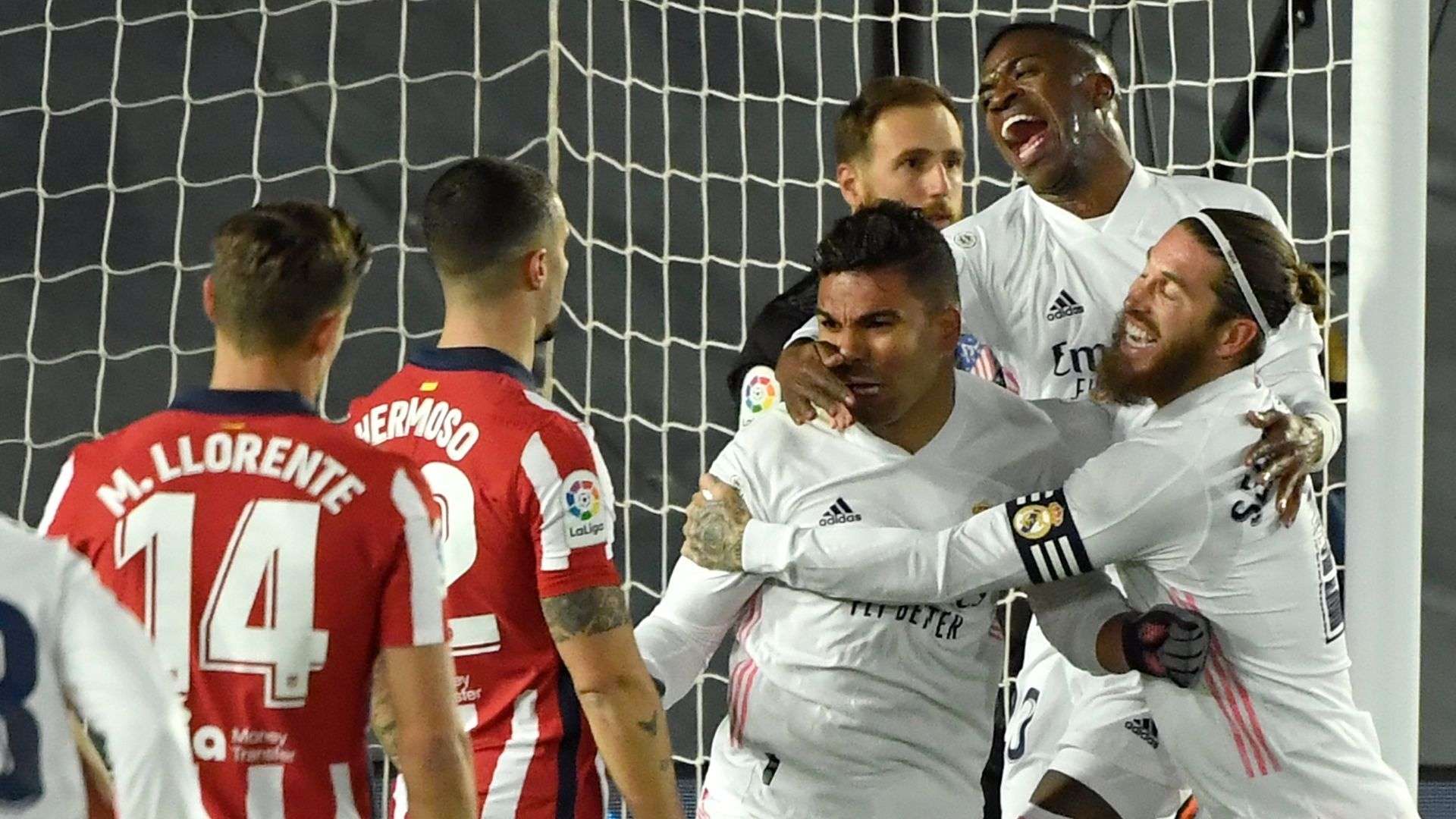 Casemiro Ramos Vinicius Real Madrid Atletico Madrid La Liga