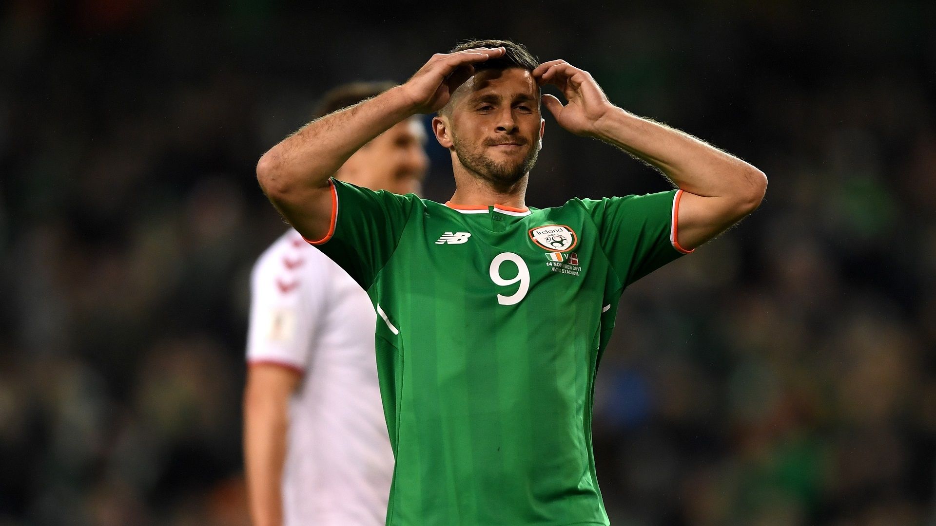 Shane Long Republic of Ireland Denmark 14112017