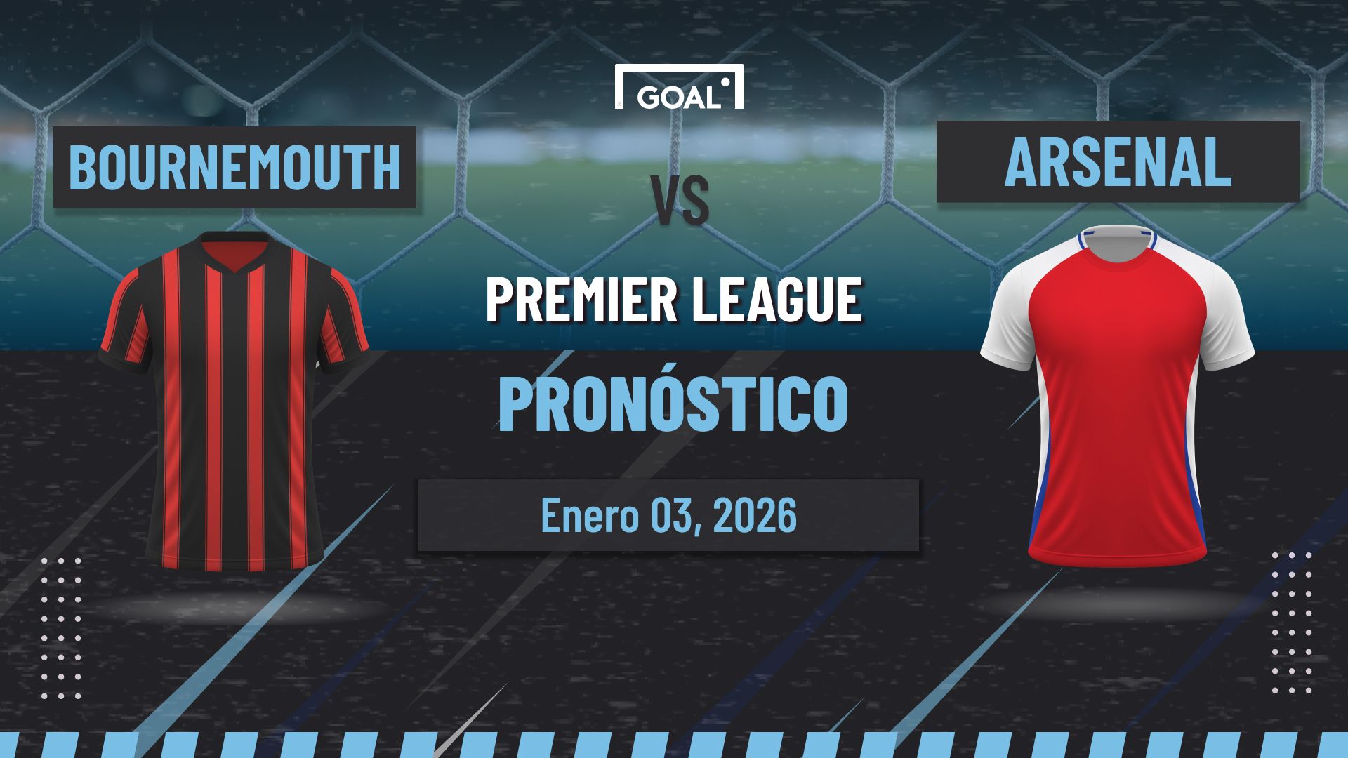 Bournemouth vs Arsenal Pronóstico y Apuestas Premier League | 03/01/26