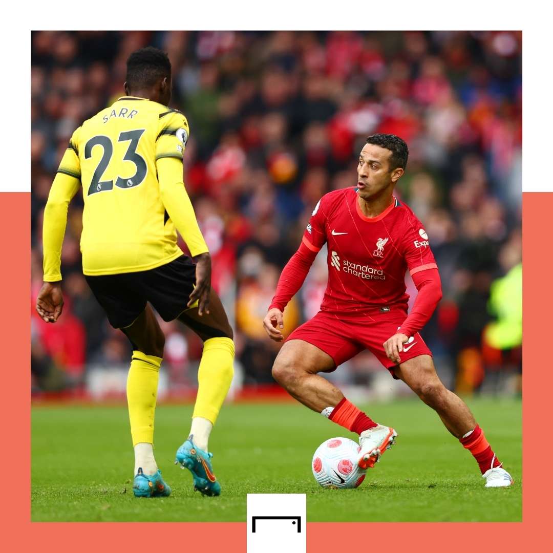 Thiago Alcantara Liverpool Watford Premier League 2021-22 GF
