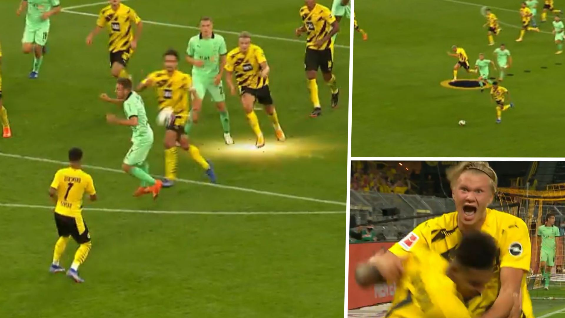 BVB GLADBACH HAALAND SPRINT TOR SANCHO GFX