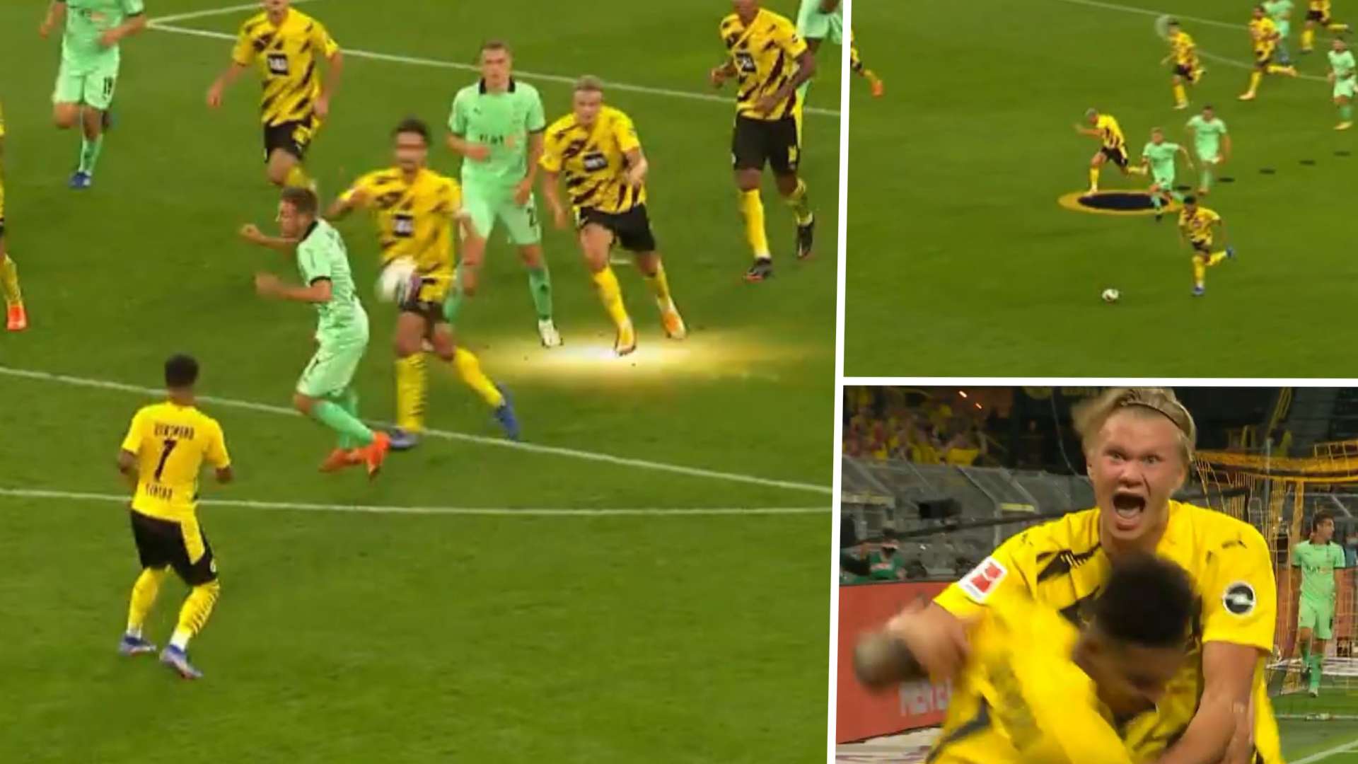 BVB GLADBACH HAALAND SPRINT TOR SANCHO GFX