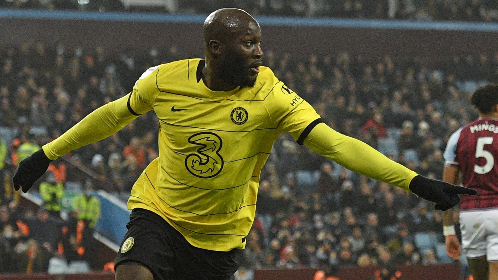 Romelu Lukaku Chelsea Aston Villa 2021-22