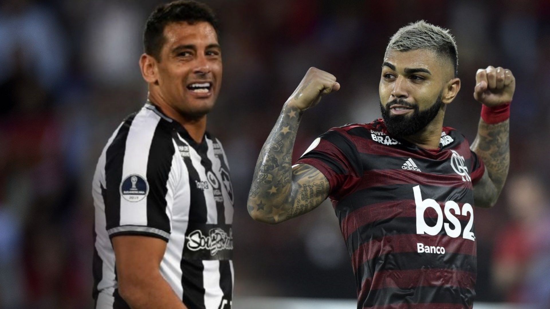 GFX Diego Souza Gabigol Botafogo Flamengo