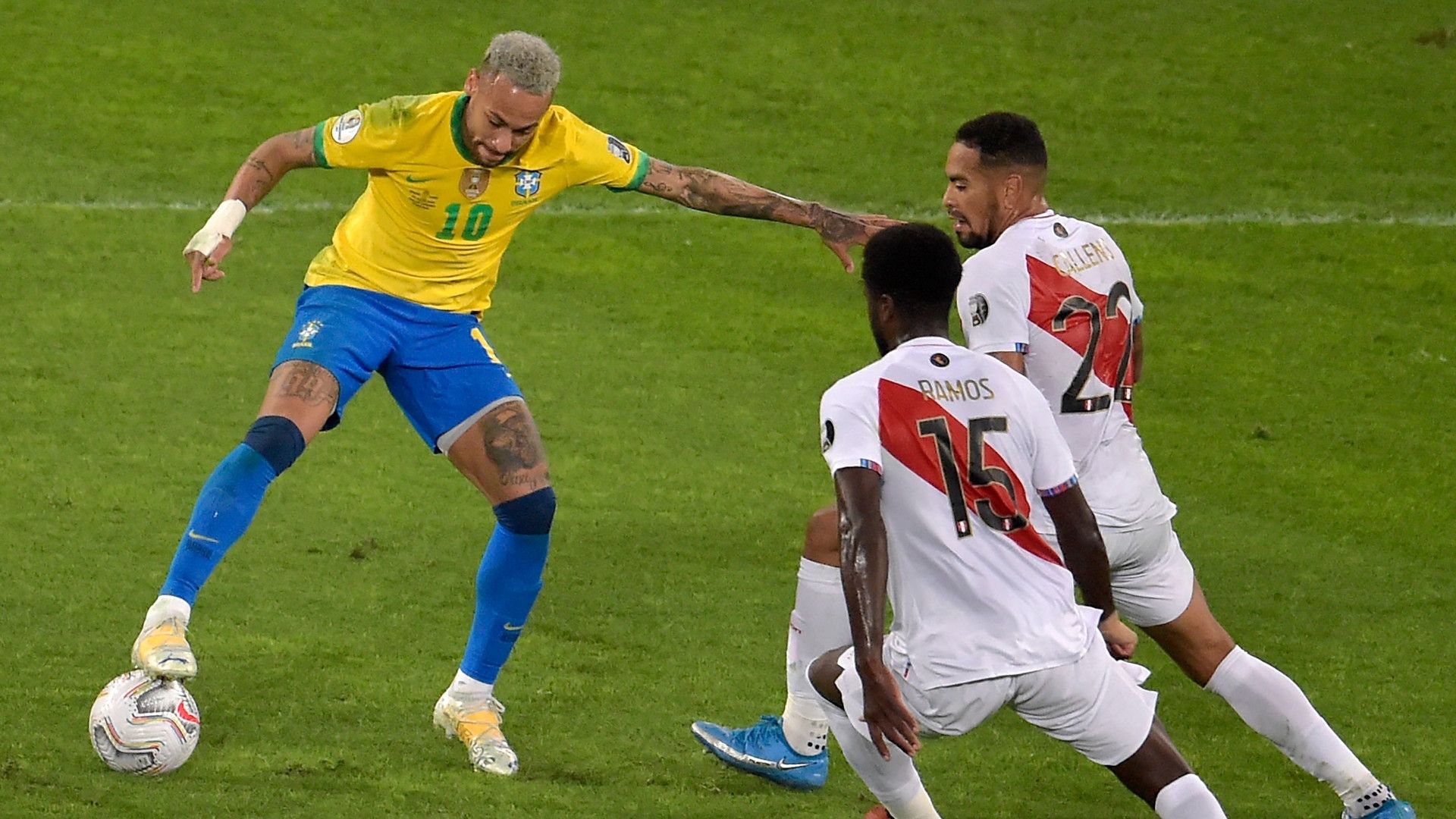 Neymar - Brasil x Peru semifinal Copa América 05072021