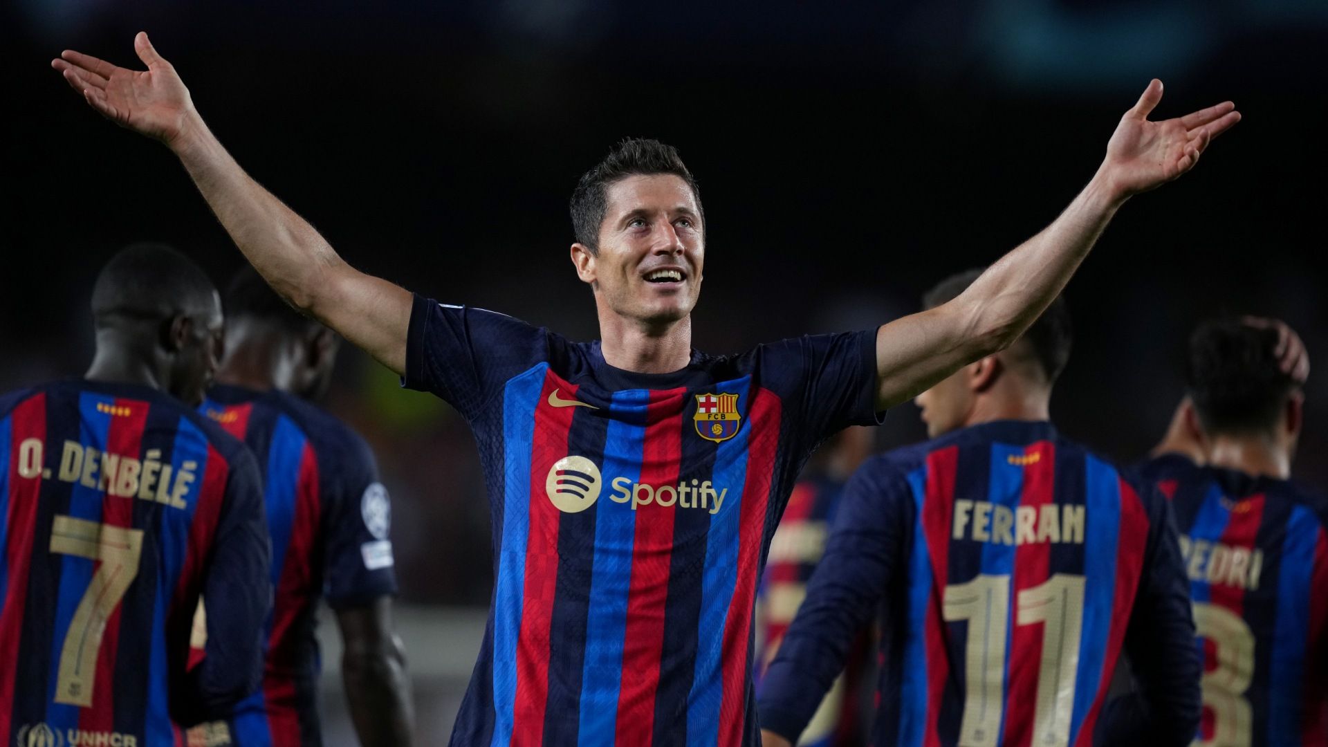 Robert Lewandowski - Barcelona vs Viktoria Plzen UEFA Champions League 07092022