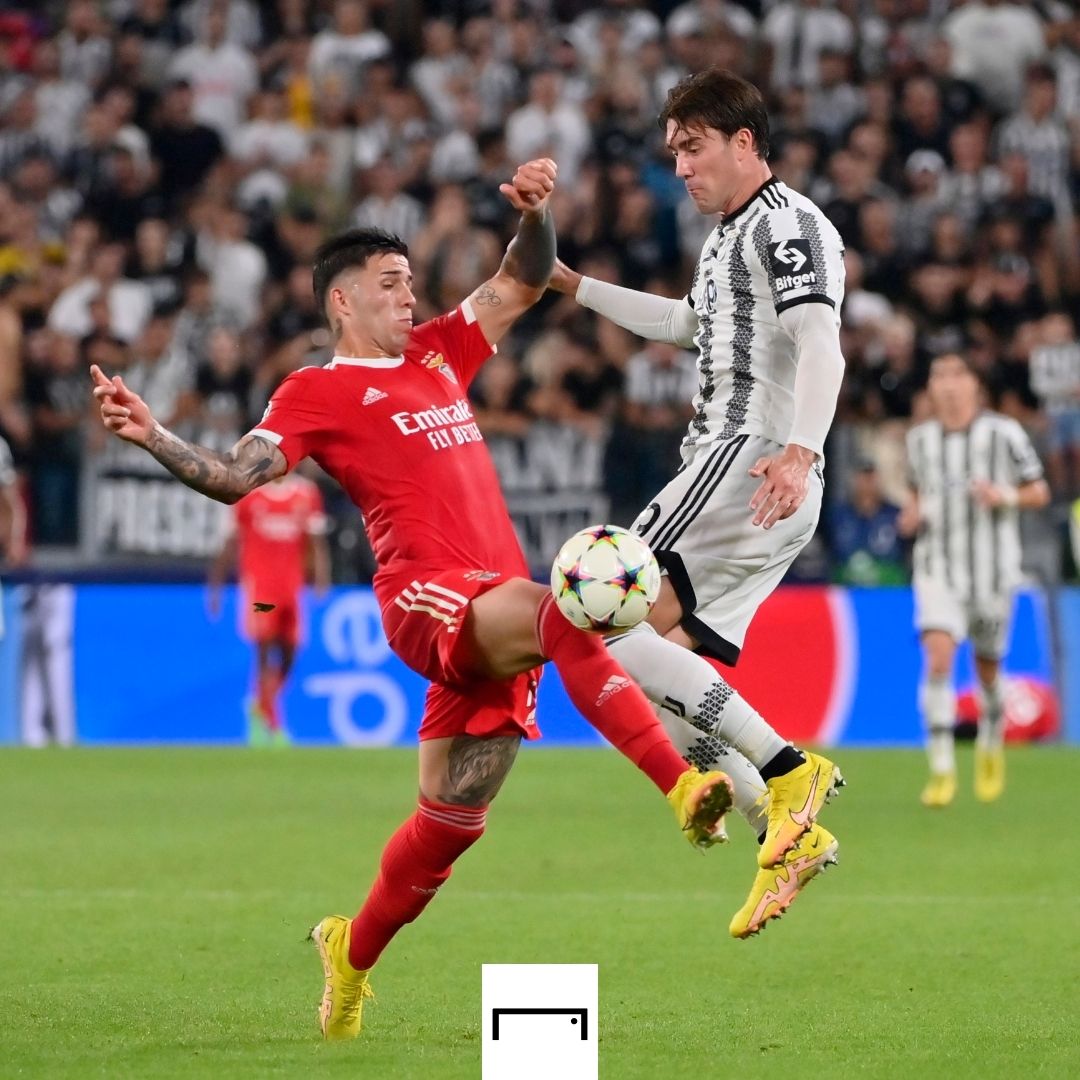 Enzo Fernandez Benfica Juventus 2022-23 Champions League GFX