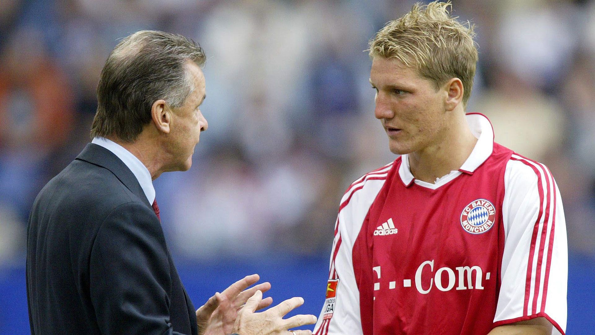 Ottmar Hitzfeld Bastian Schweinsteiger FC Bayern München 24082003