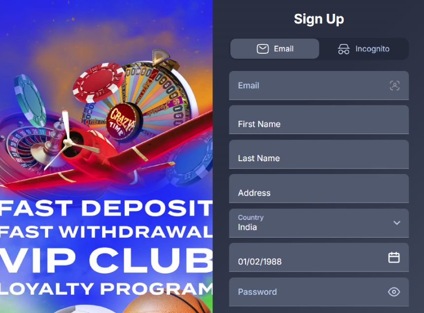 Bettilt Sign Up Form