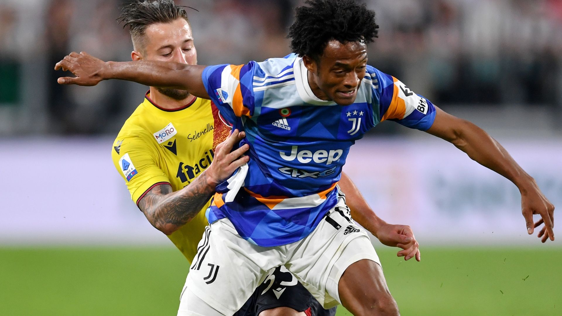 Cuadrado Juventus Bologna Serie A