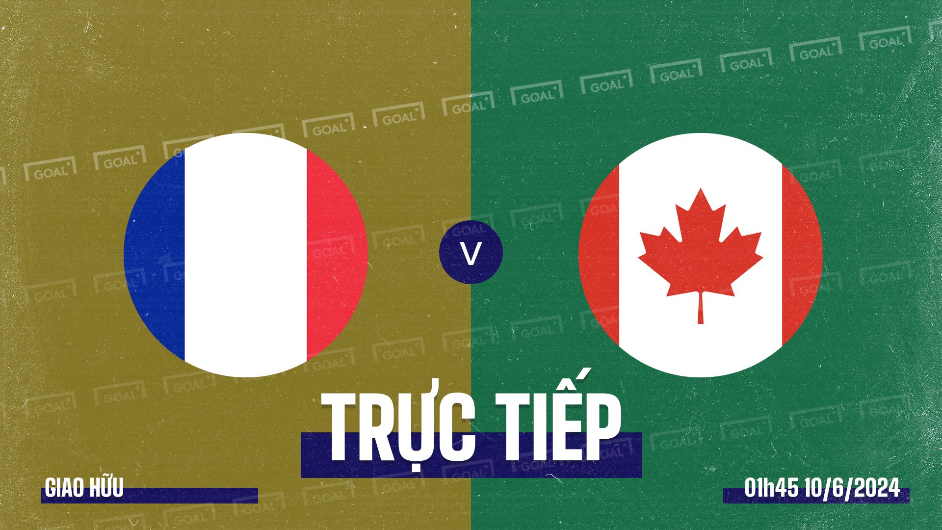 France vs Canada 2024 GFX