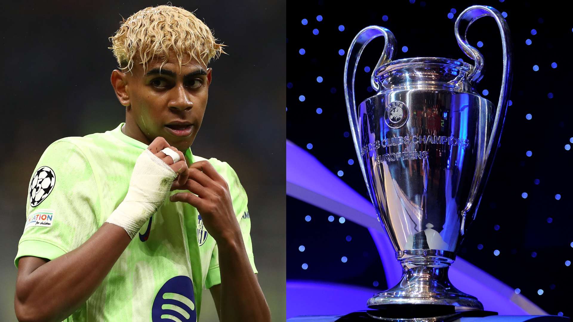 Lamine Yamal Barcelona Champions League