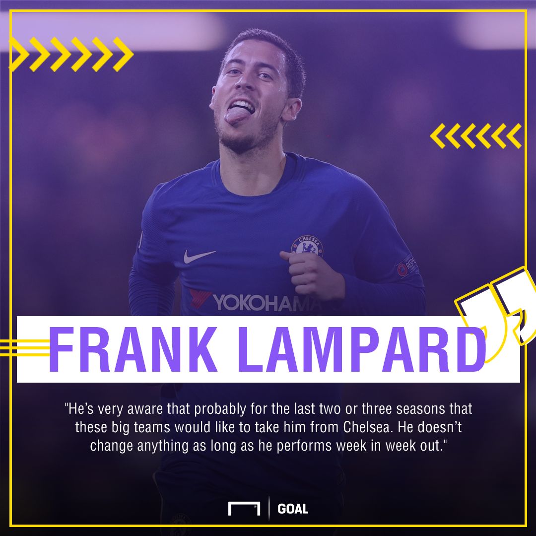 Frank Lampard Eden Hazard Chelsea interest