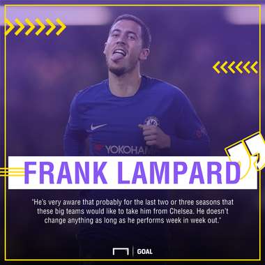 Frank Lampard Eden Hazard Chelsea interest