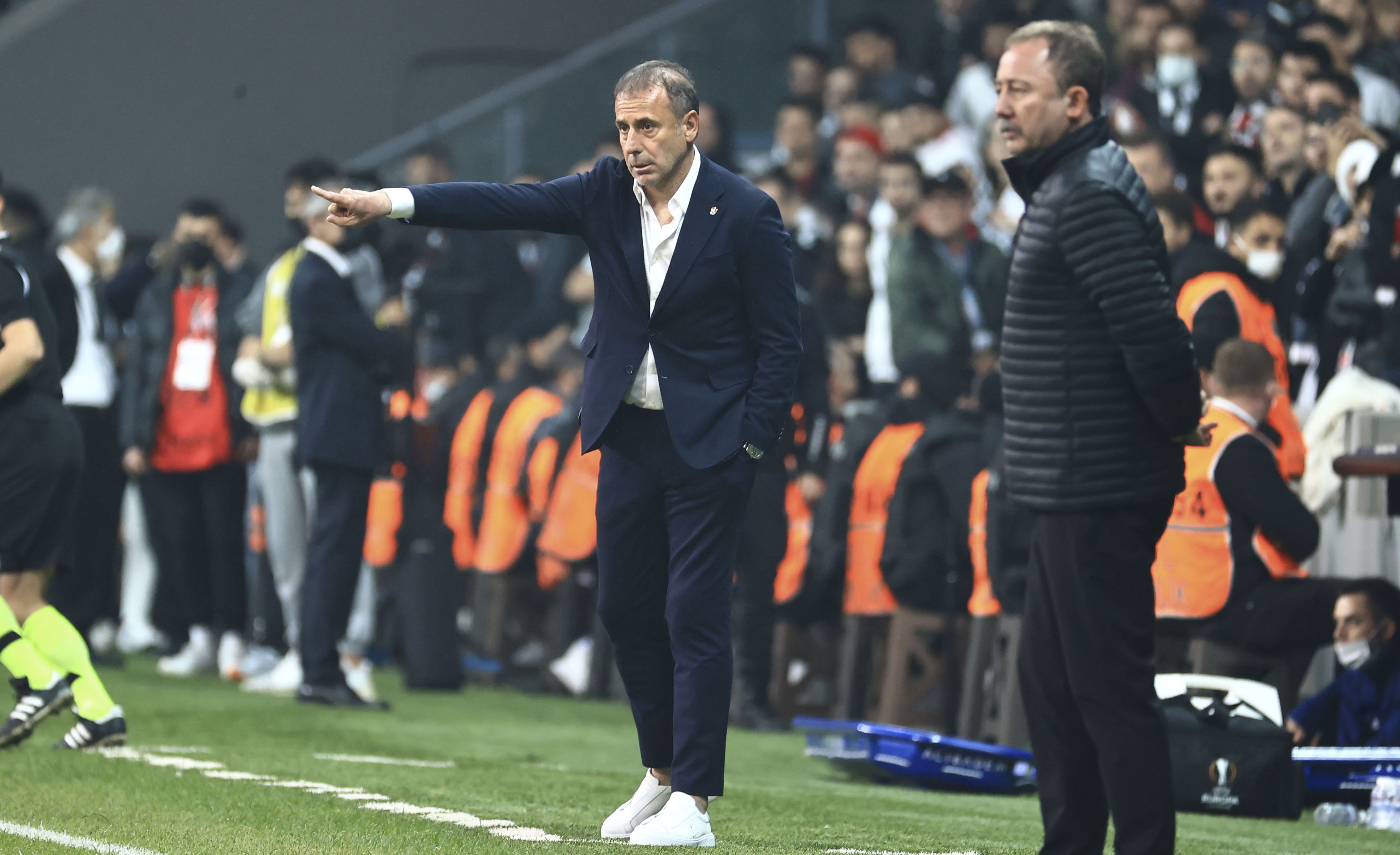 Abdullah Avci Trabzonspor Coach vs. Besiktas 11/06/21