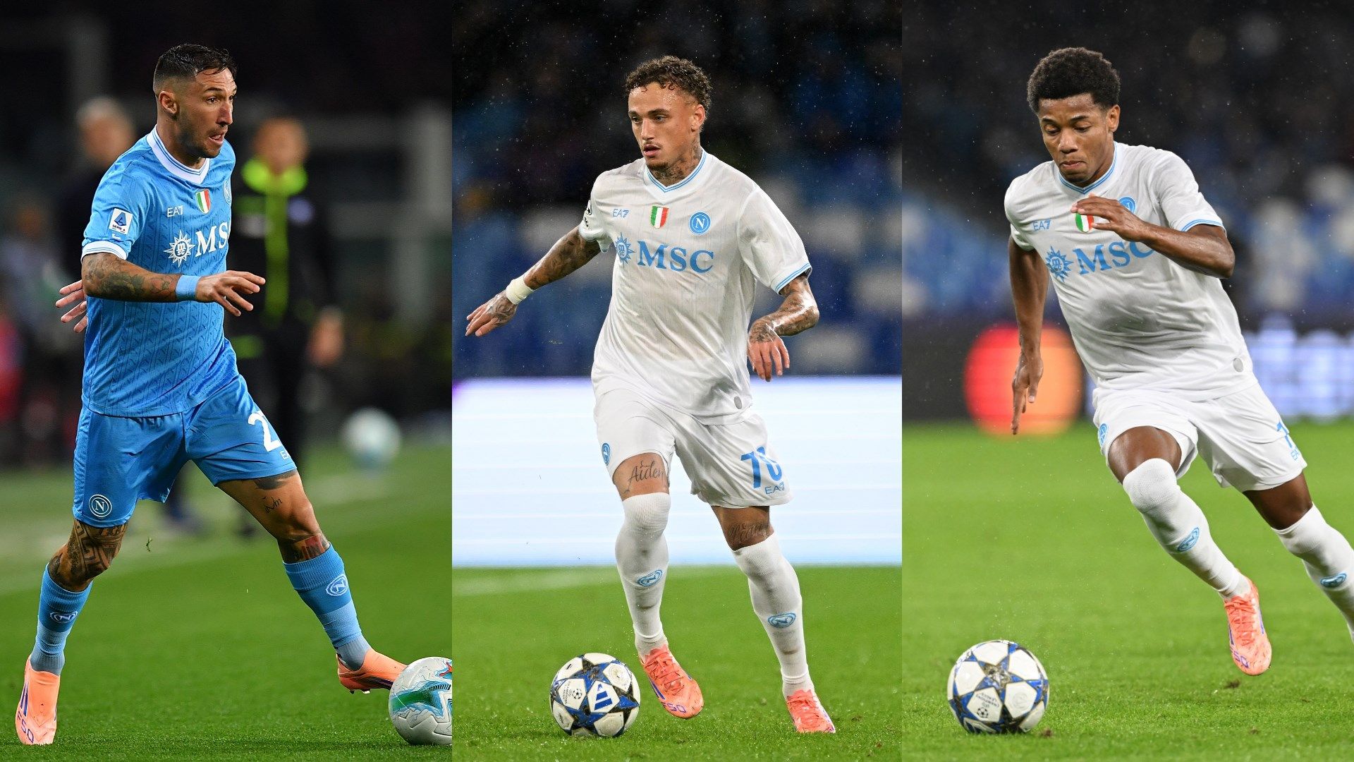 MIX Politano Lang Neres Napoli