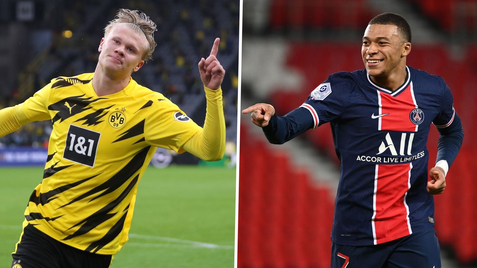 Erling Haaland Kylian Mbappe