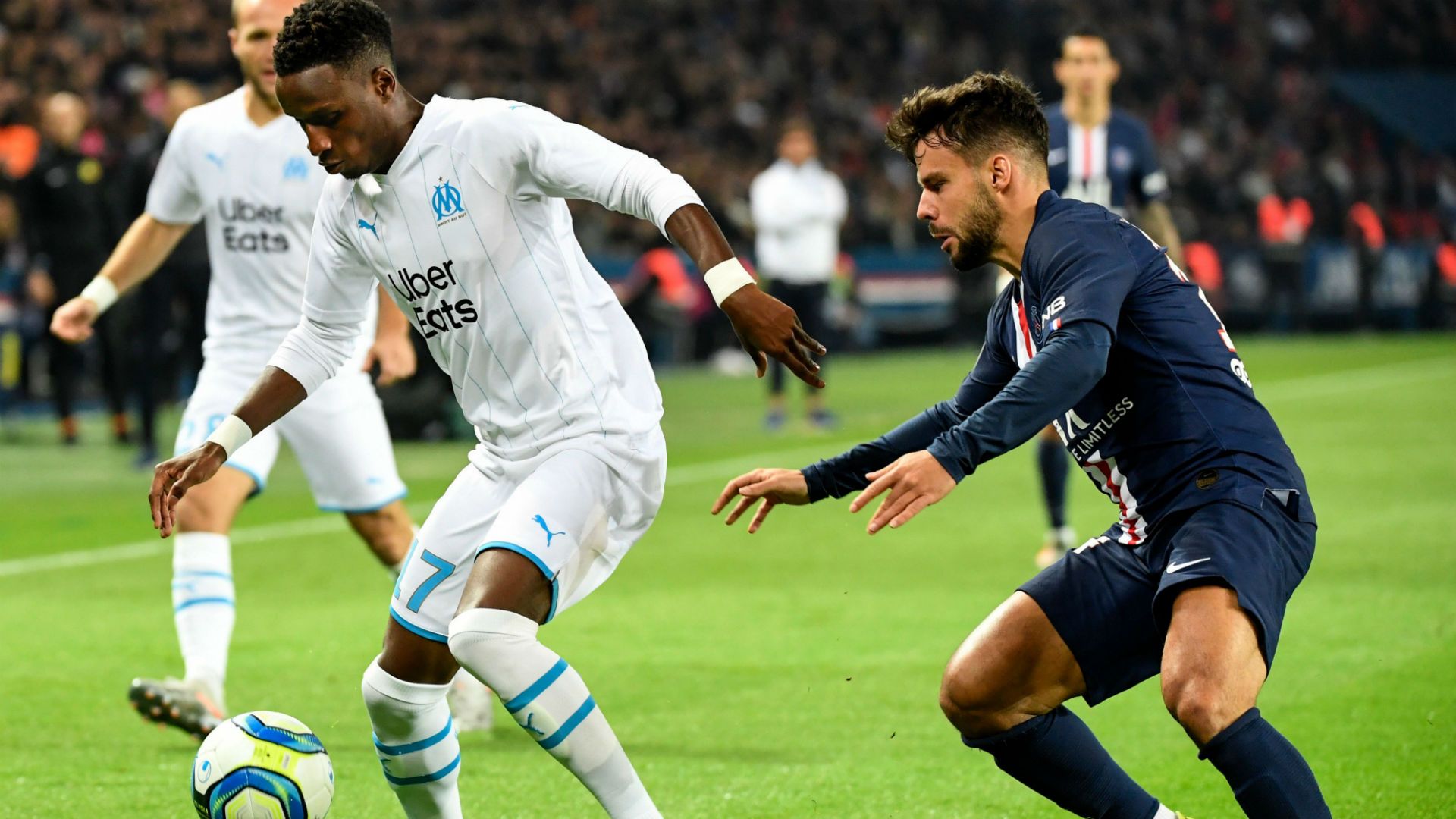 Juan Bernat Bouna Sarr PSG Marseille Ligue 1 27102019