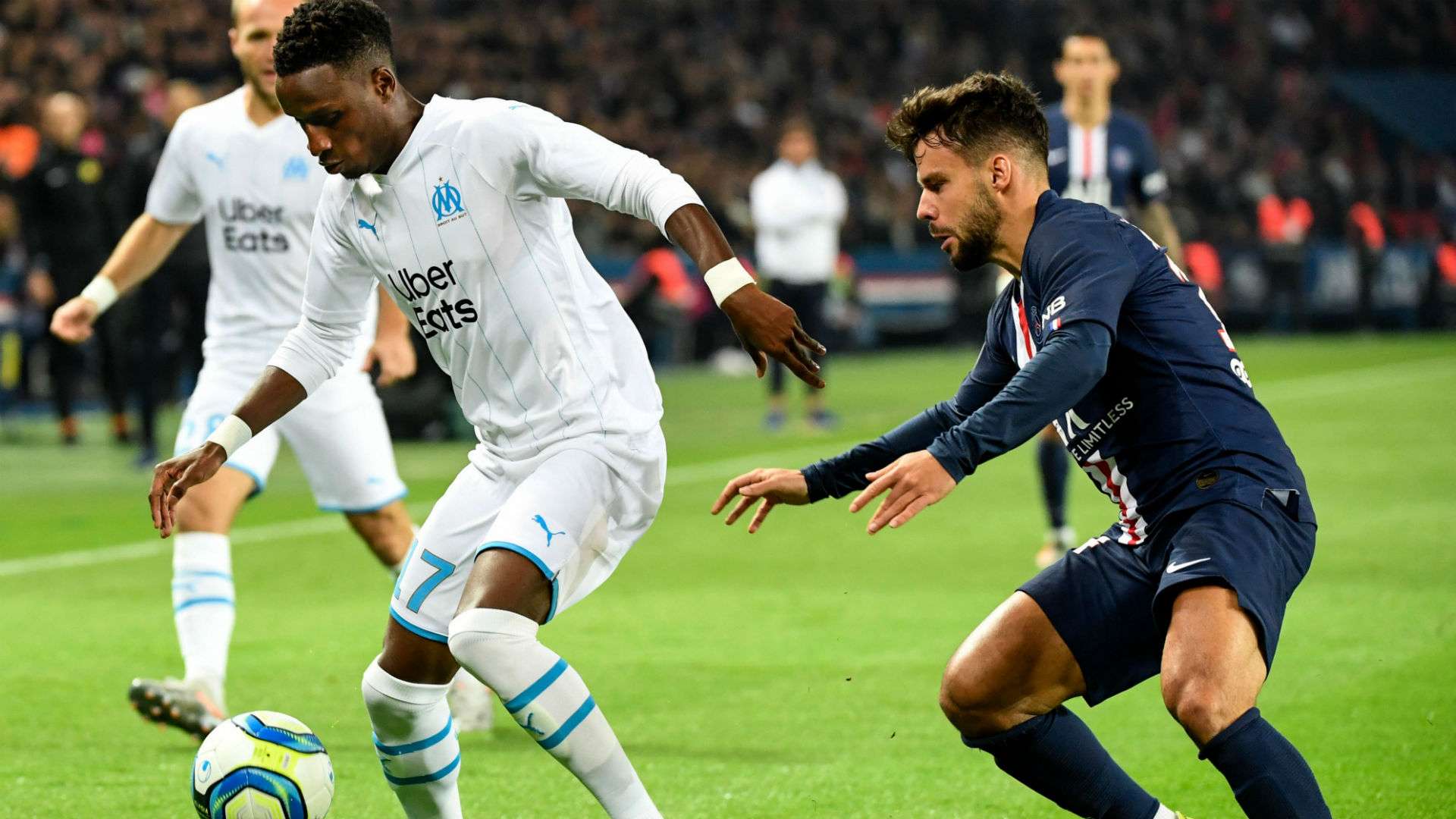Juan Bernat Bouna Sarr PSG Marseille Ligue 1 27102019