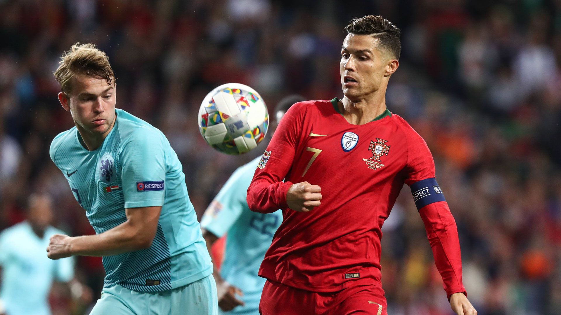 ONLY GERMANY Matthijs de Ligt Cristiano Ronaldo Portugal Niederlande UEFA Nations League 09062019