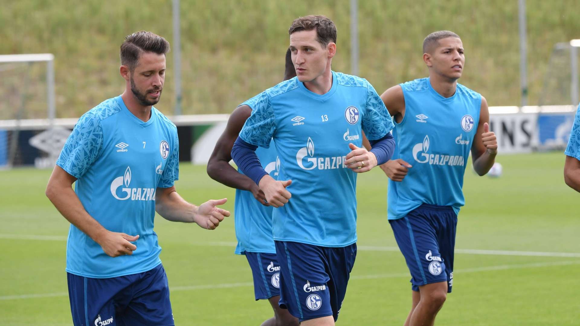 GER ONLY Schalke trainig Uth Rudy