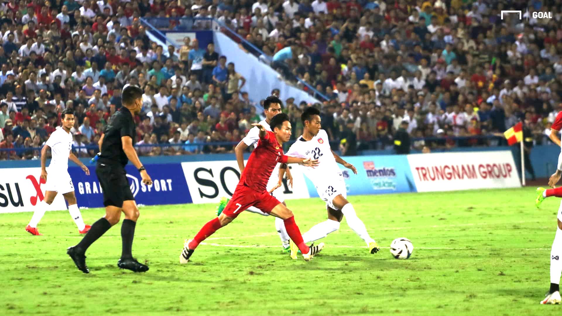 Trieu Viet Hung U23 Vietnam vs U23 Myanmar