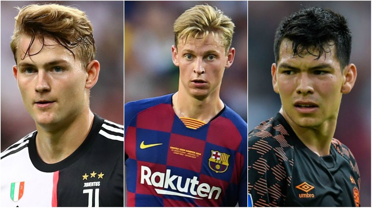 Matthijs de Ligt Frenkie de Jong Hirving Lozano GFX
