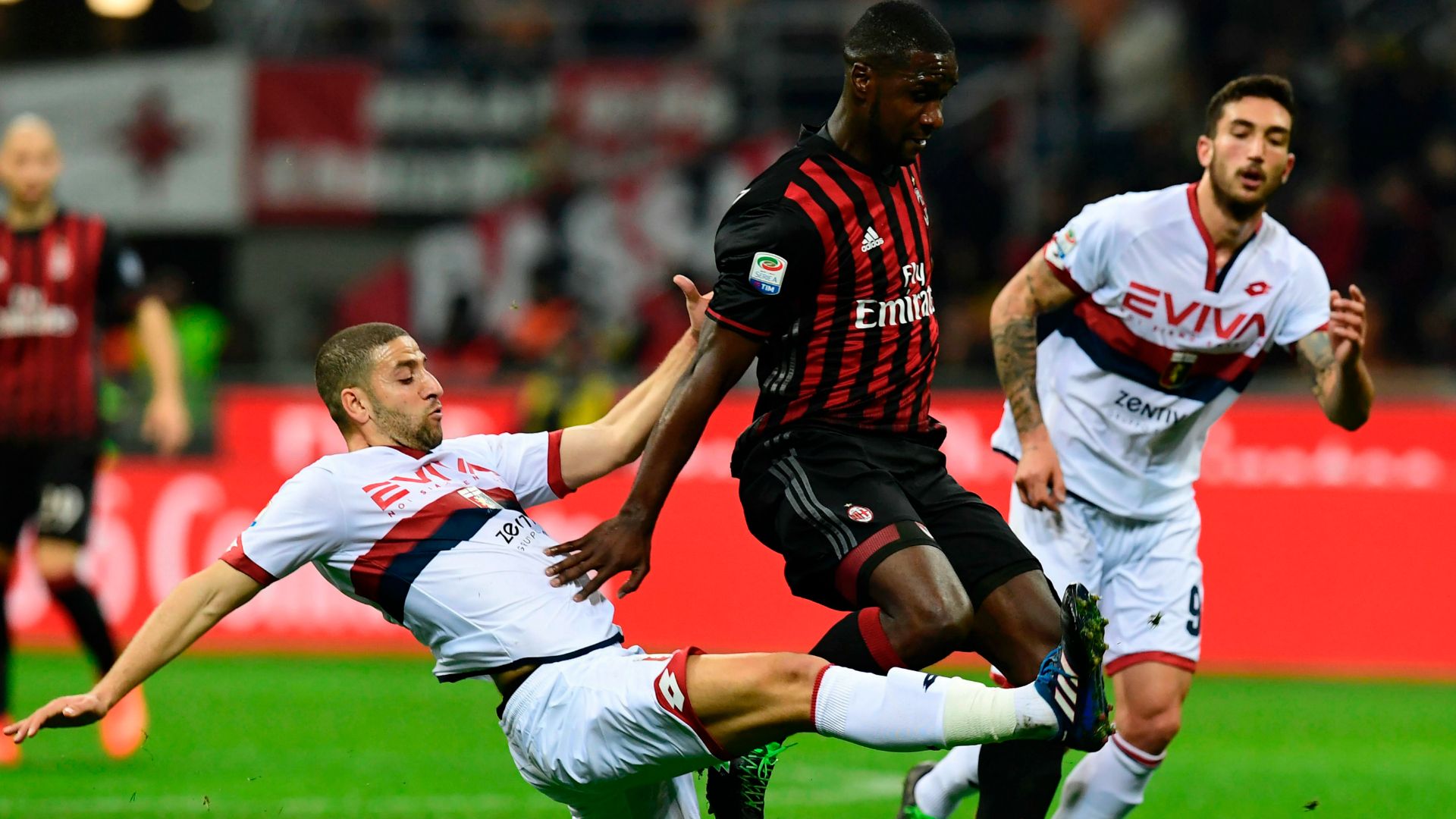 Adel Taarabt Cristian Zapata Milan Genoa Serie A 18032017