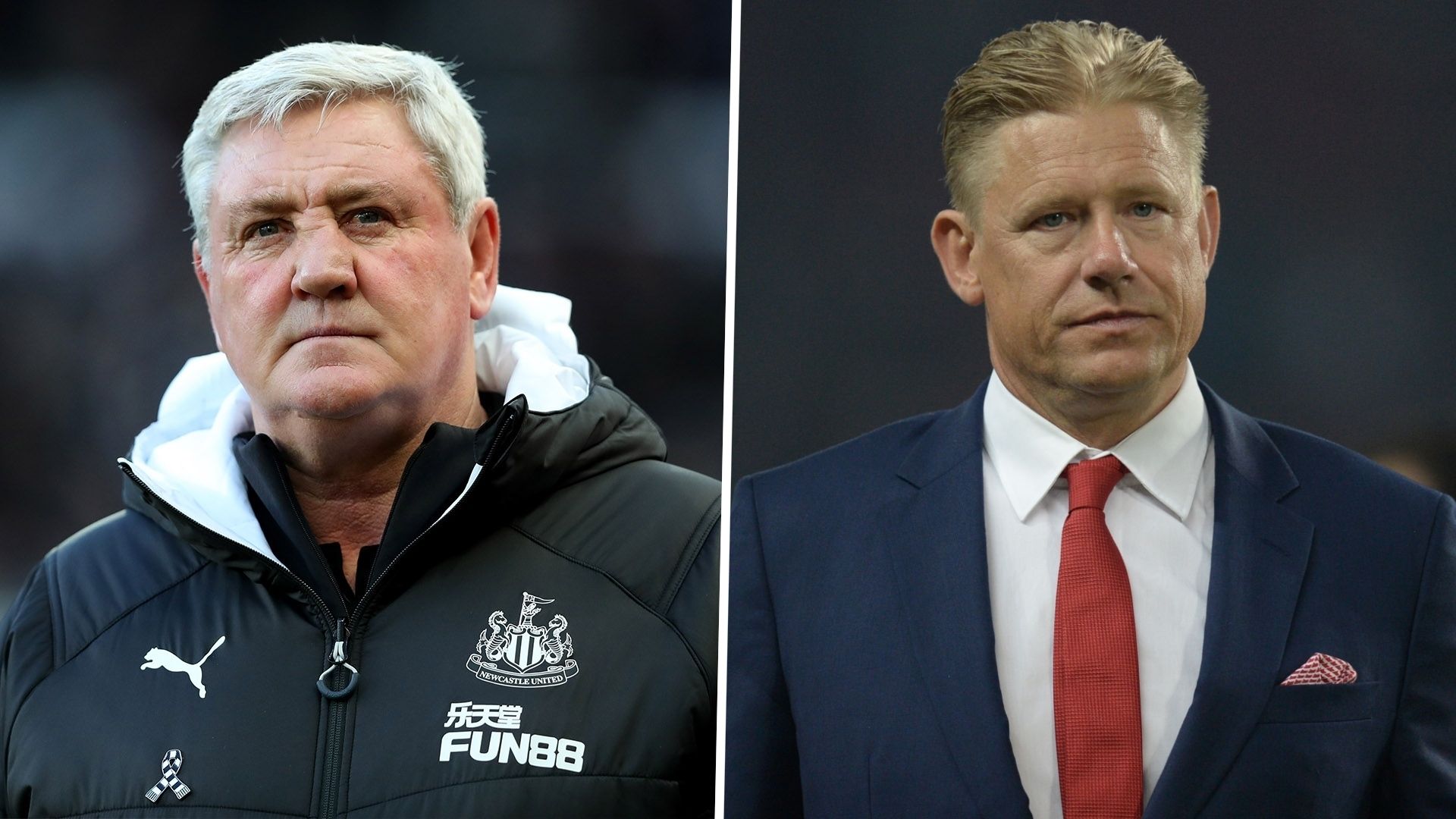 Steve Bruce & Peter Schmeichel