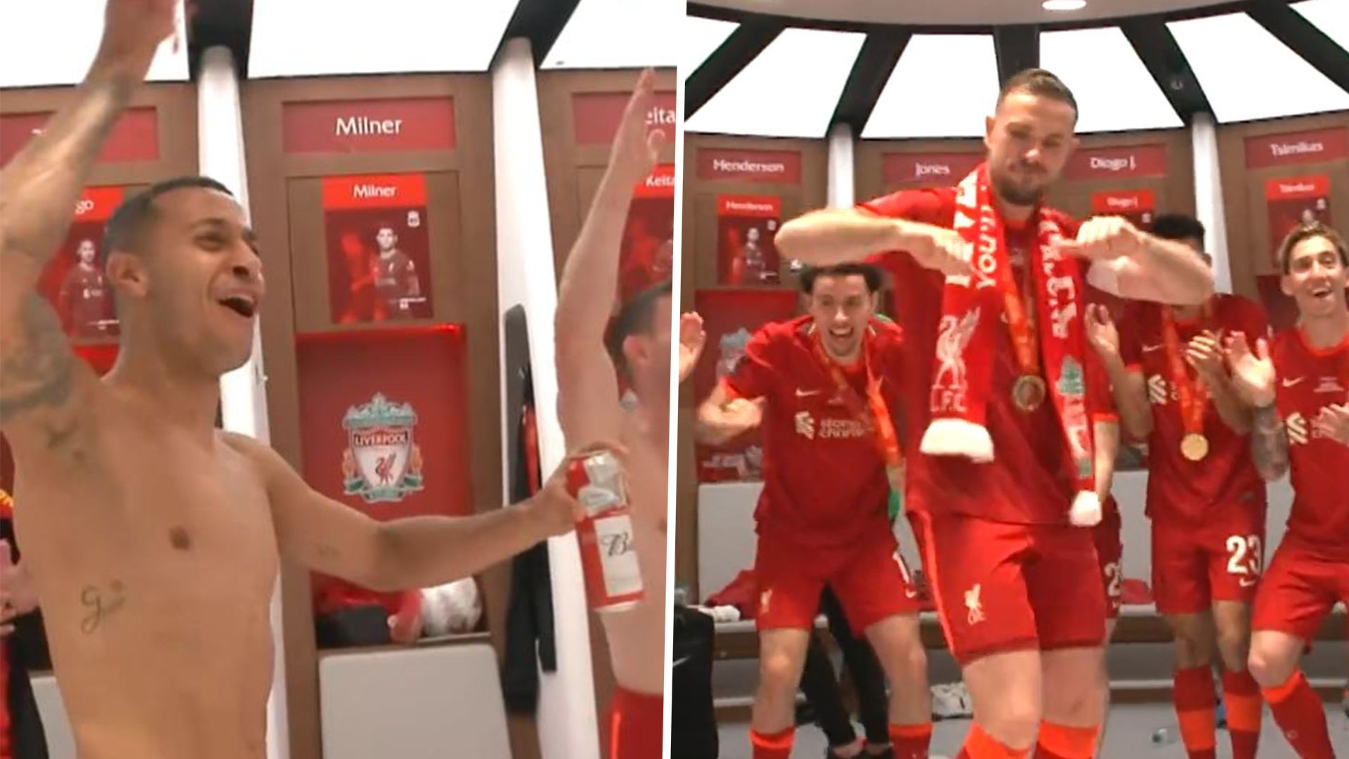 Liverpool celebrations FA Cup final