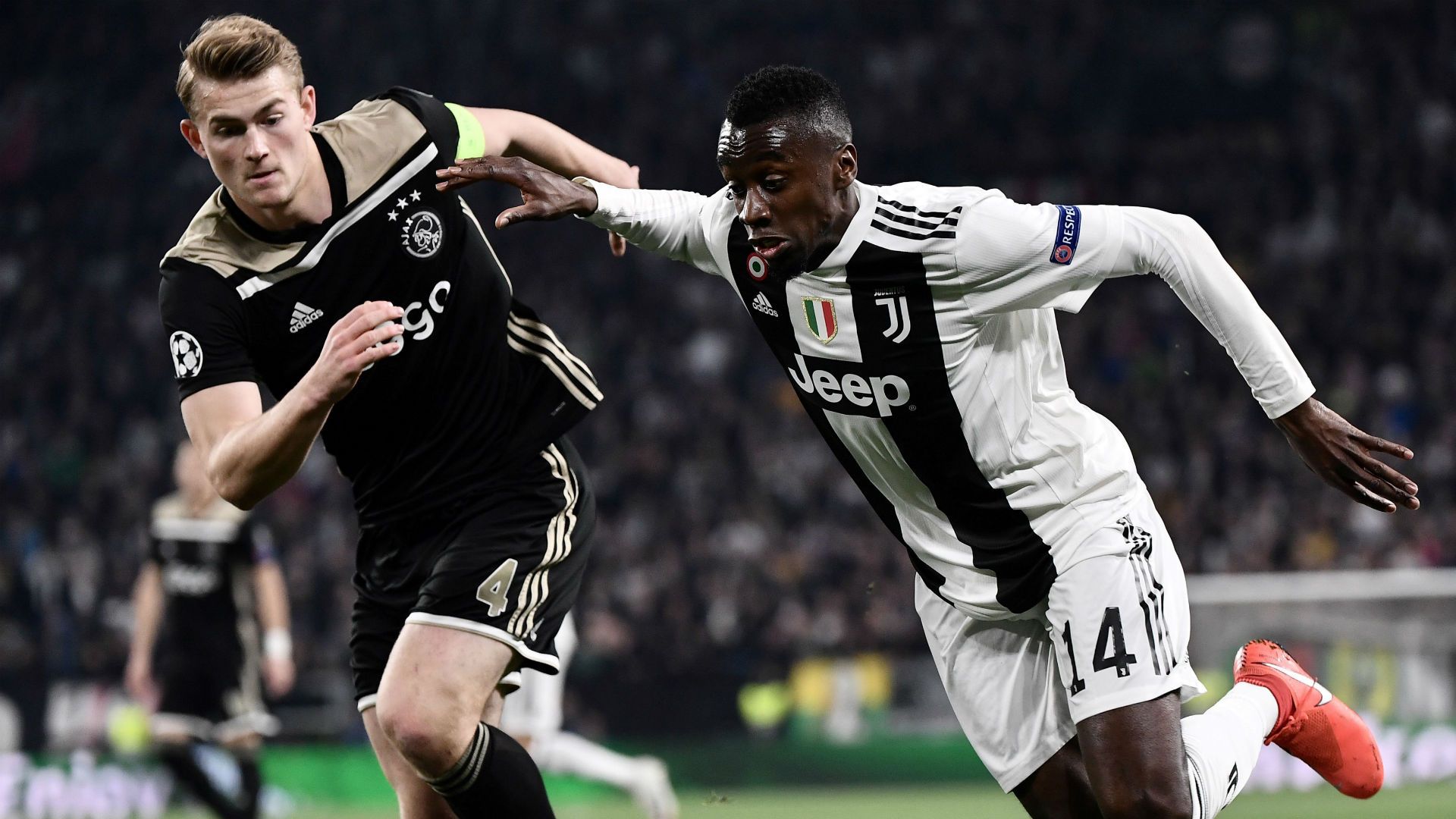 De Ligt Matuidi Juventus Ajax Champions League