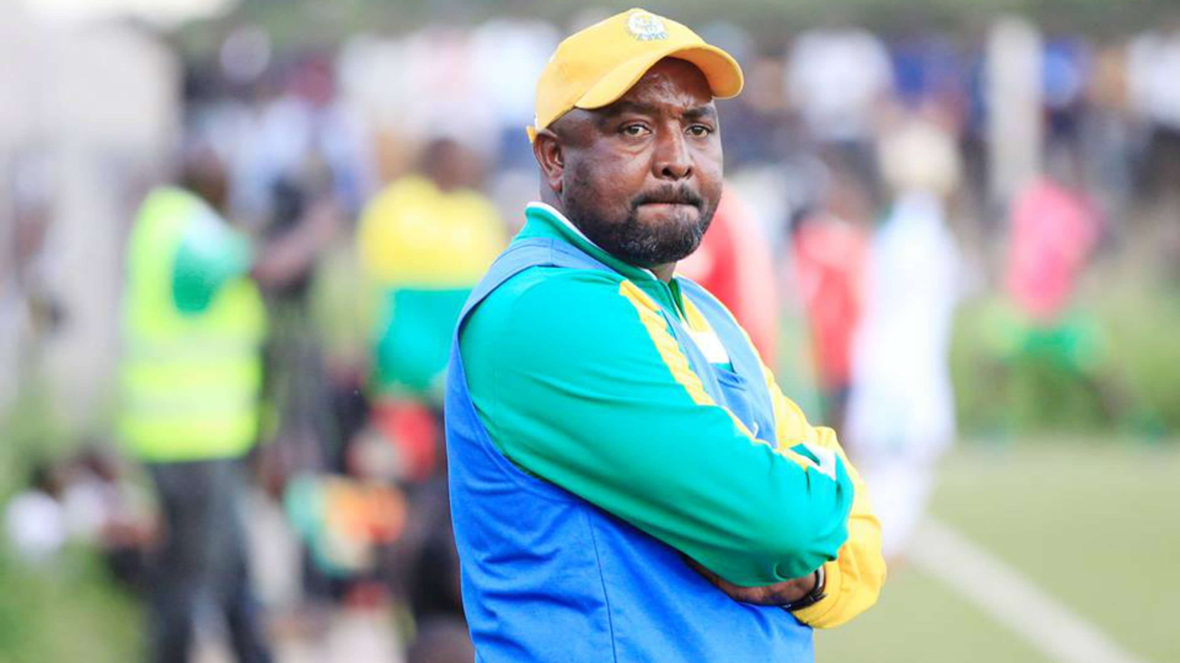Mathare United coach Francis Kimanzi in action.